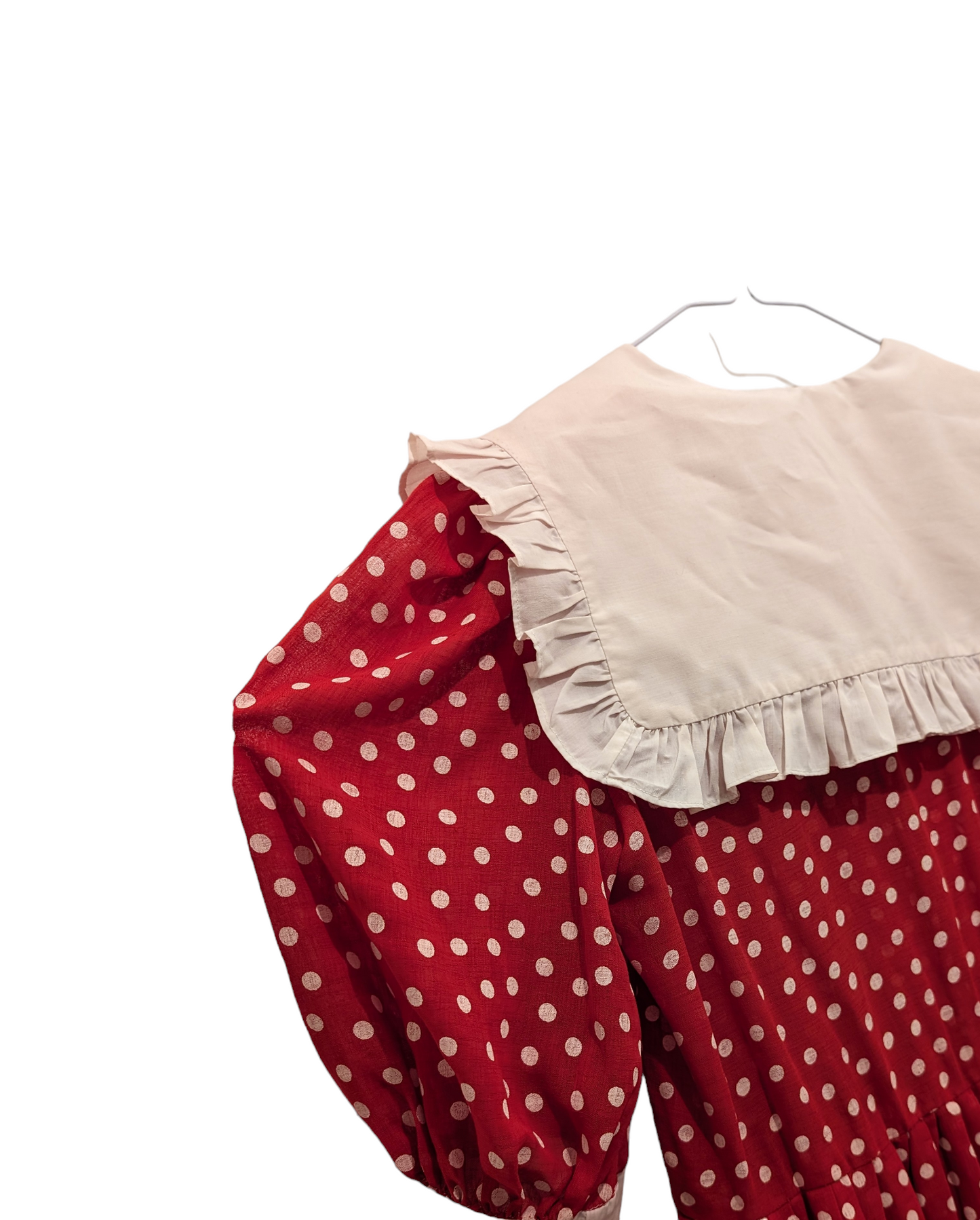 Red Polka Dot Vintage Dress 12