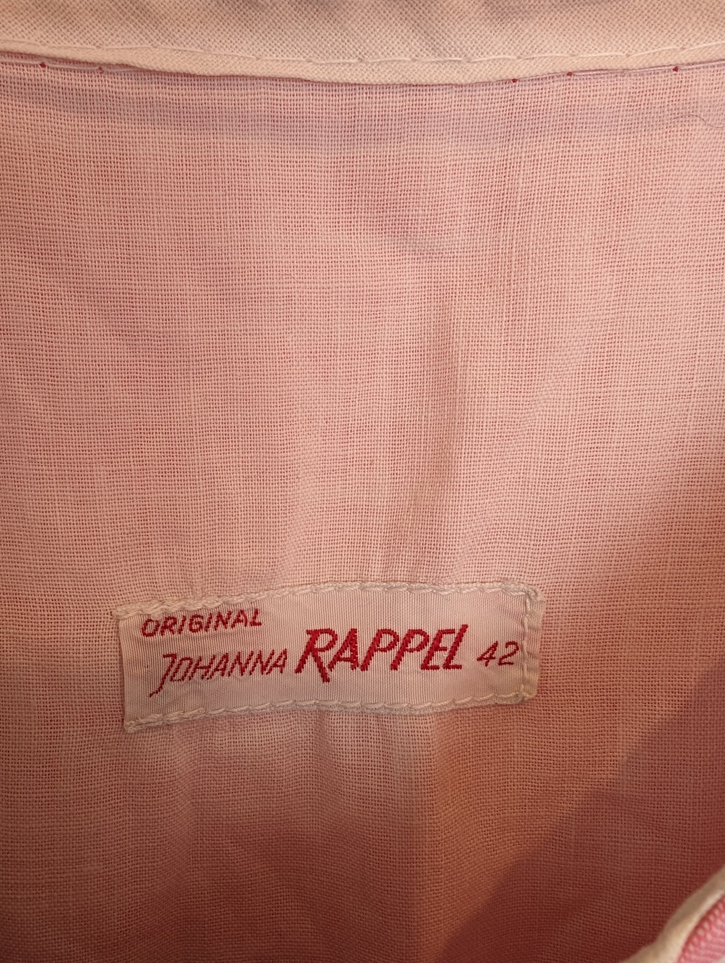 Handmade 1950s pink dress UK 8 / 10 premium