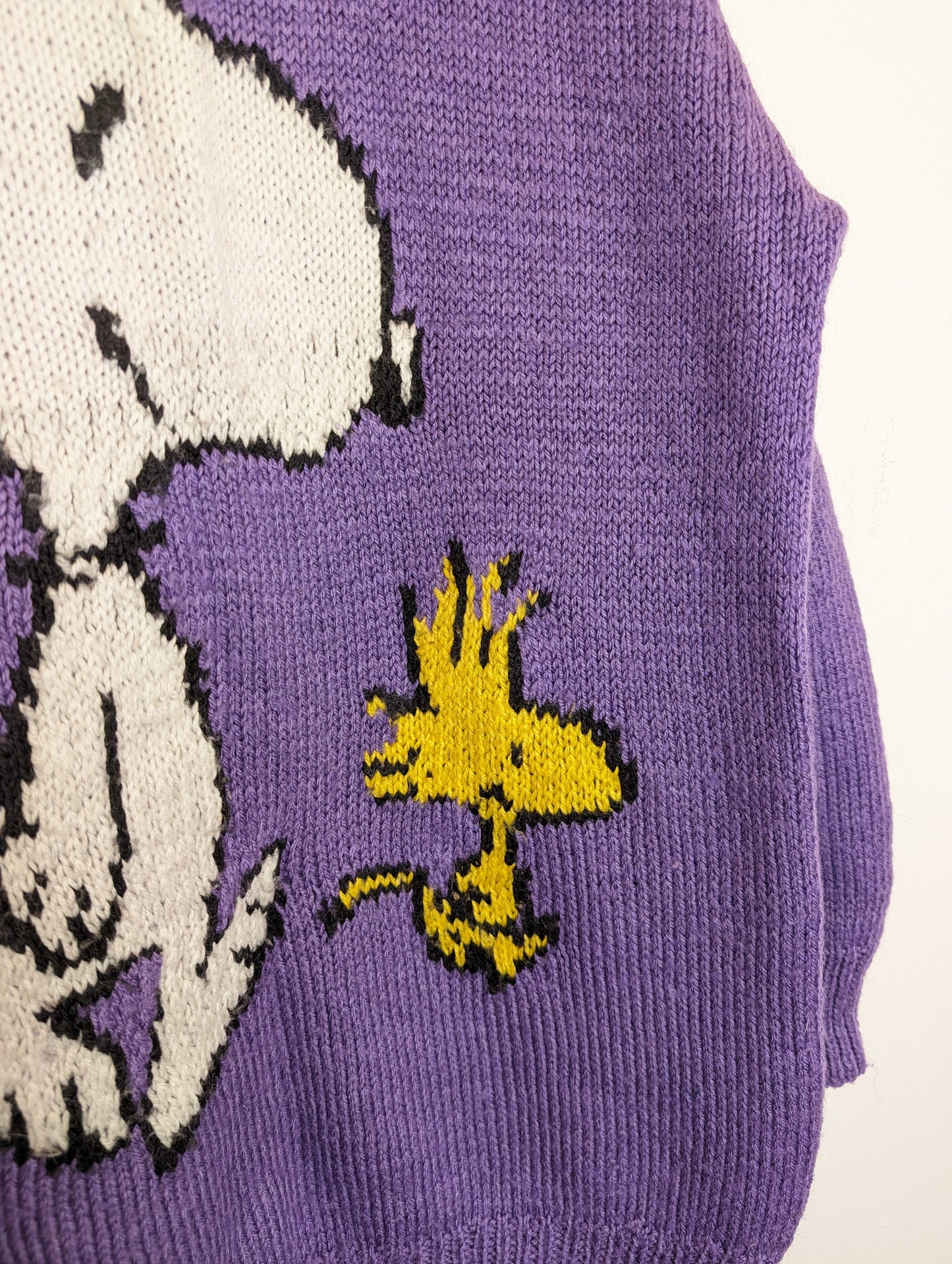 Vintage Handknitted Unisex Snoopy Jumper M Premium